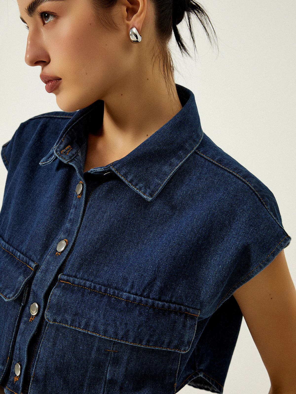 Marina Denim Vest
