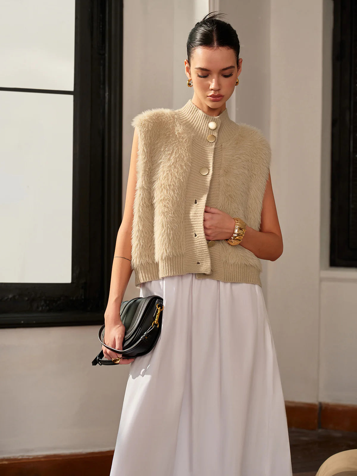 Bella Fuzzy Vest