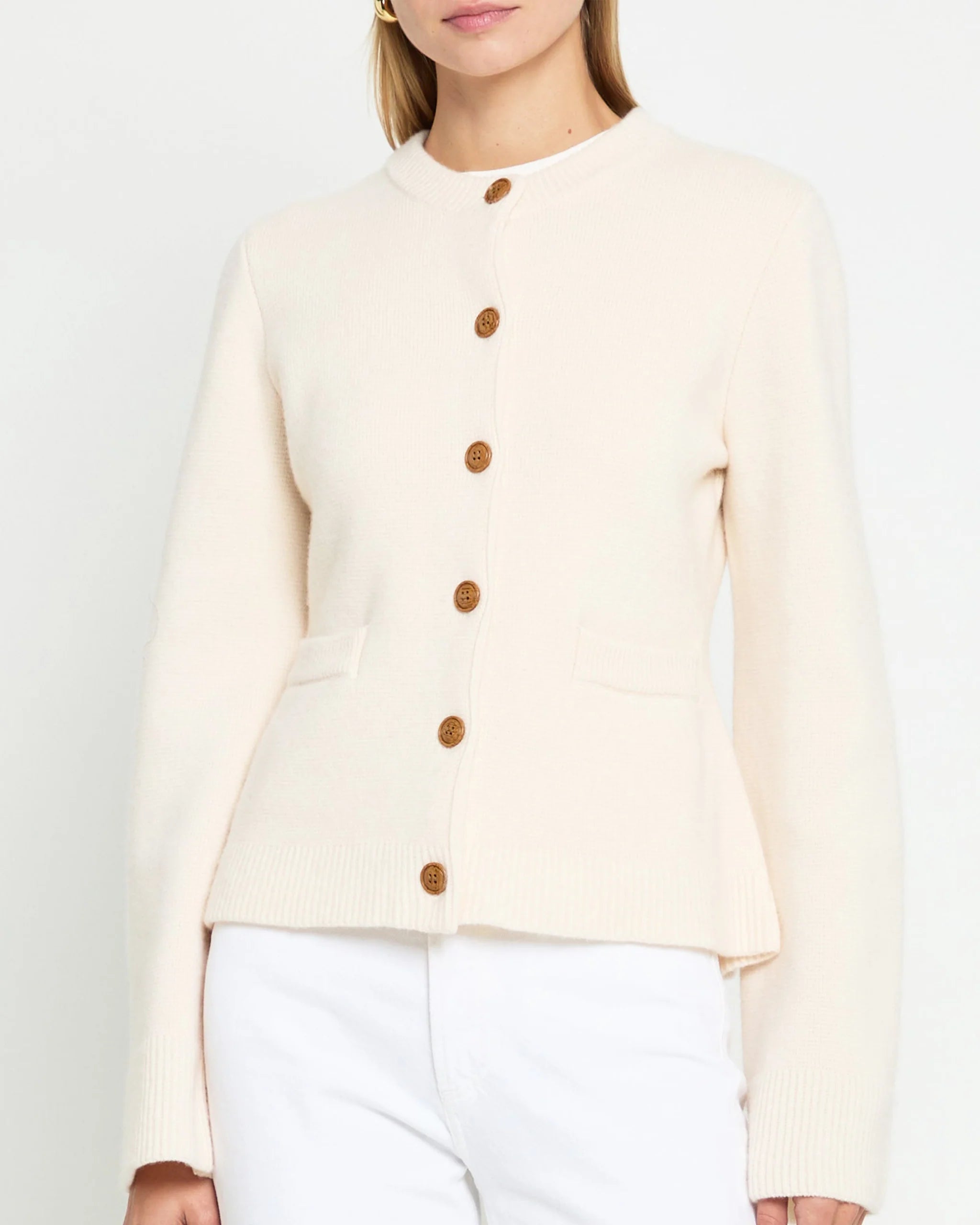 Averie Wool - Cashmere Cardigan Cream