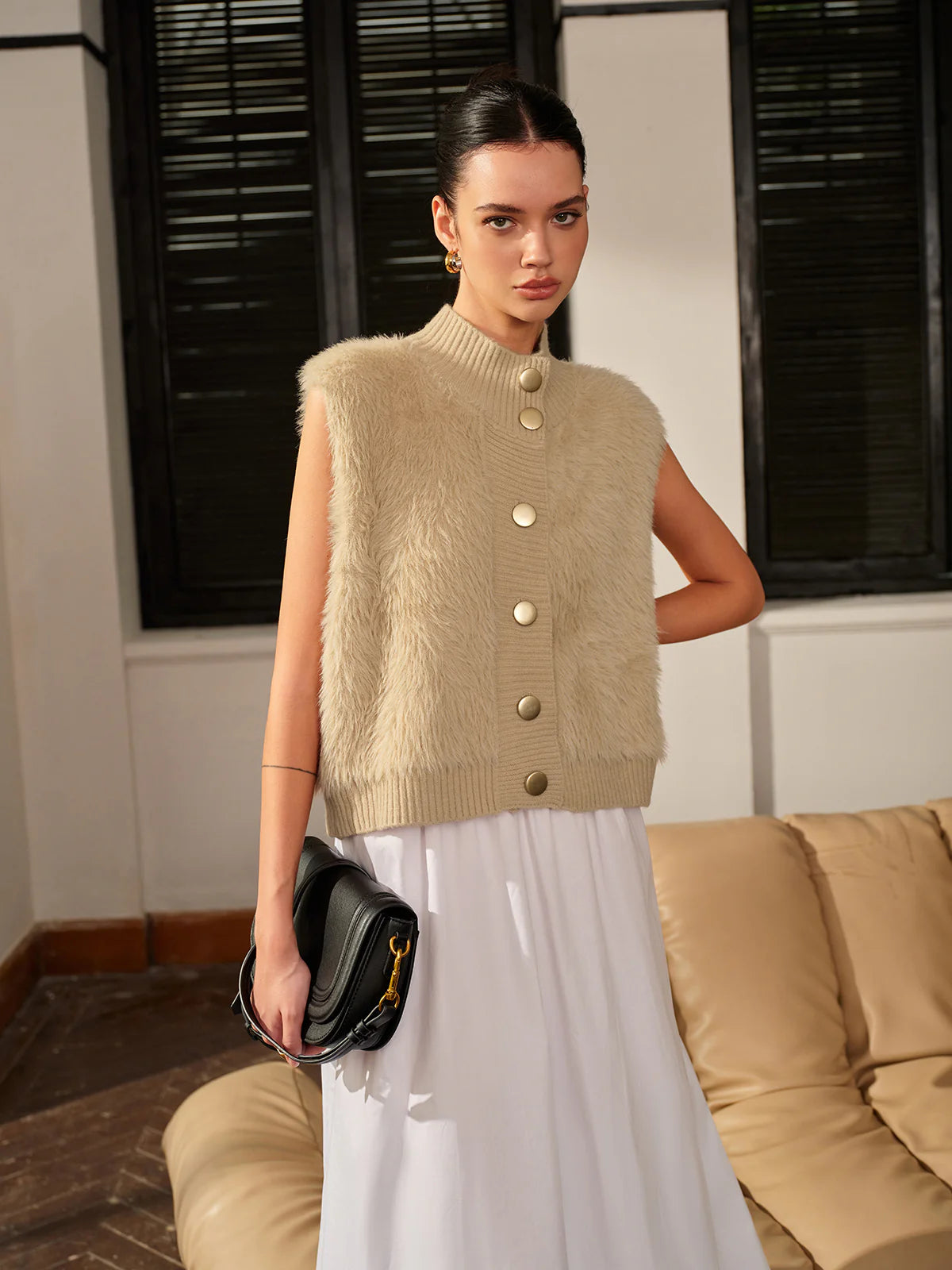 Bella Fuzzy Vest