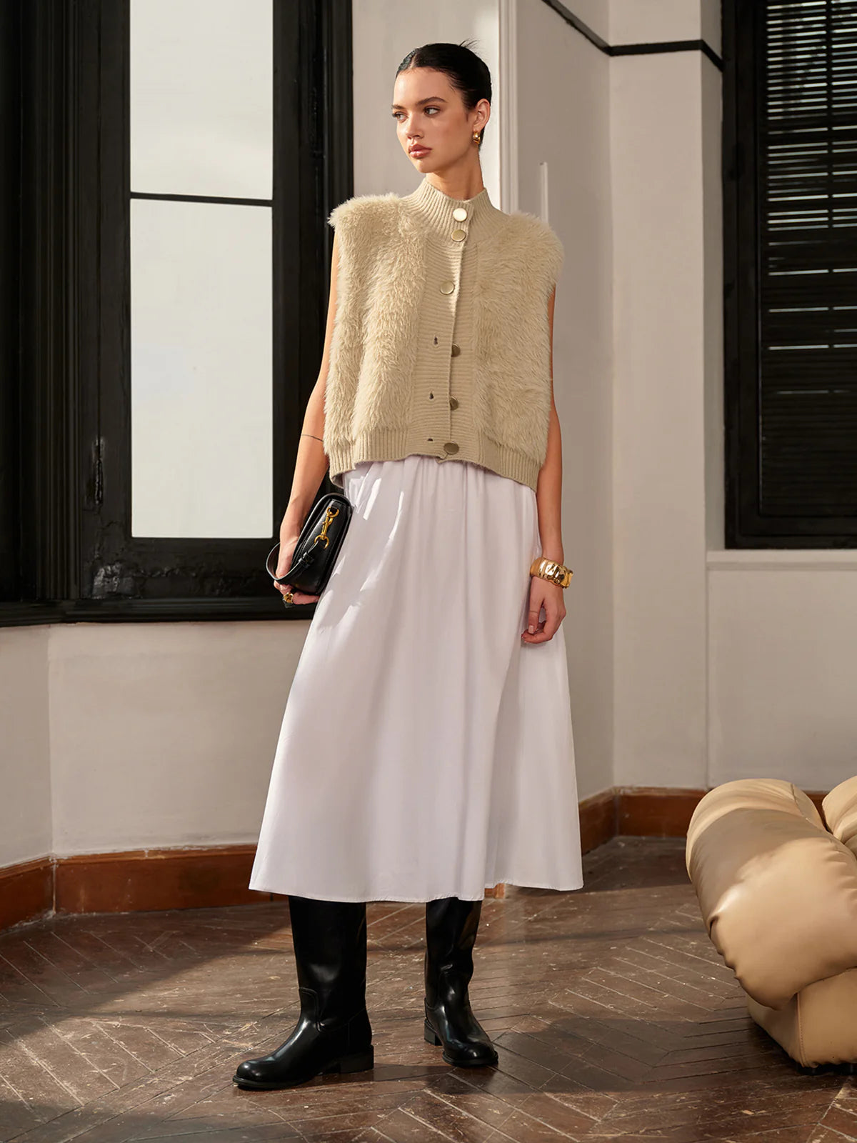 Bella Fuzzy Vest