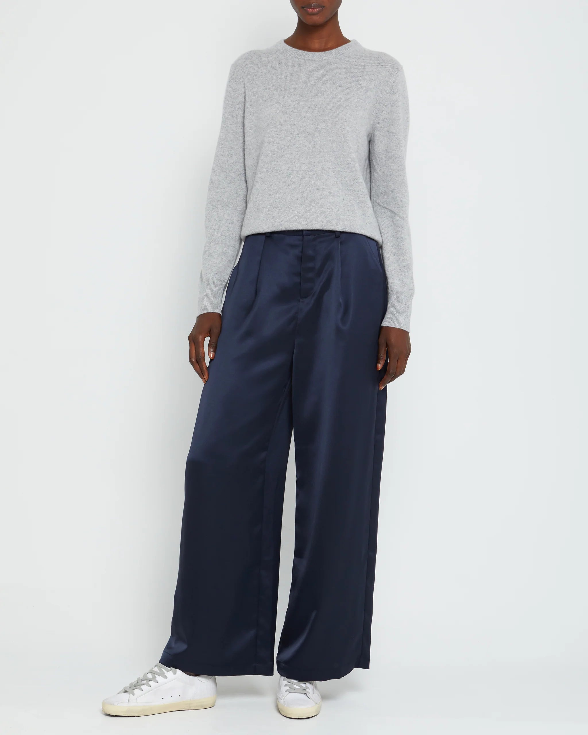 Scarlet Cashmere Sweater - Grey