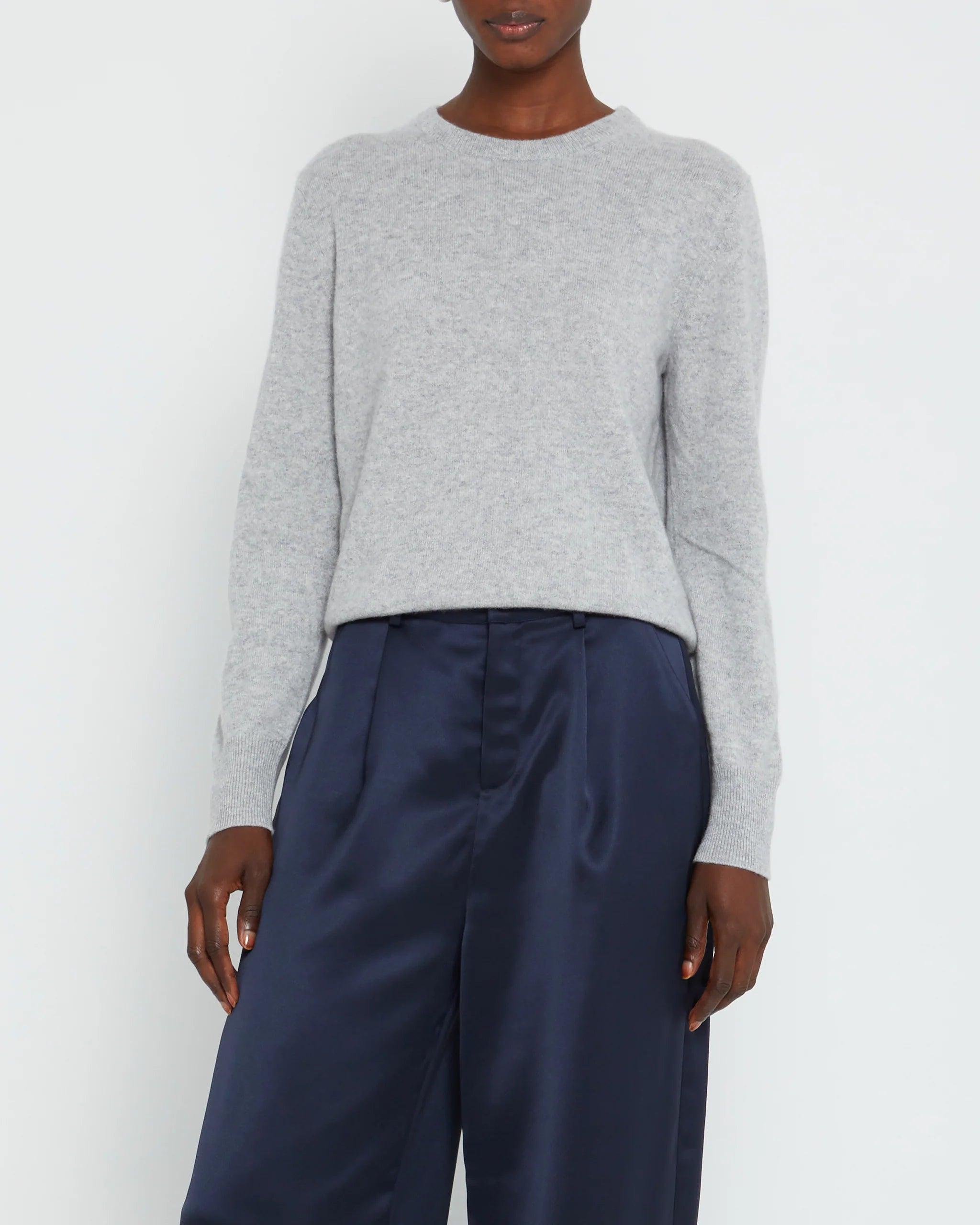 Scarlet Cashmere Sweater - Grey