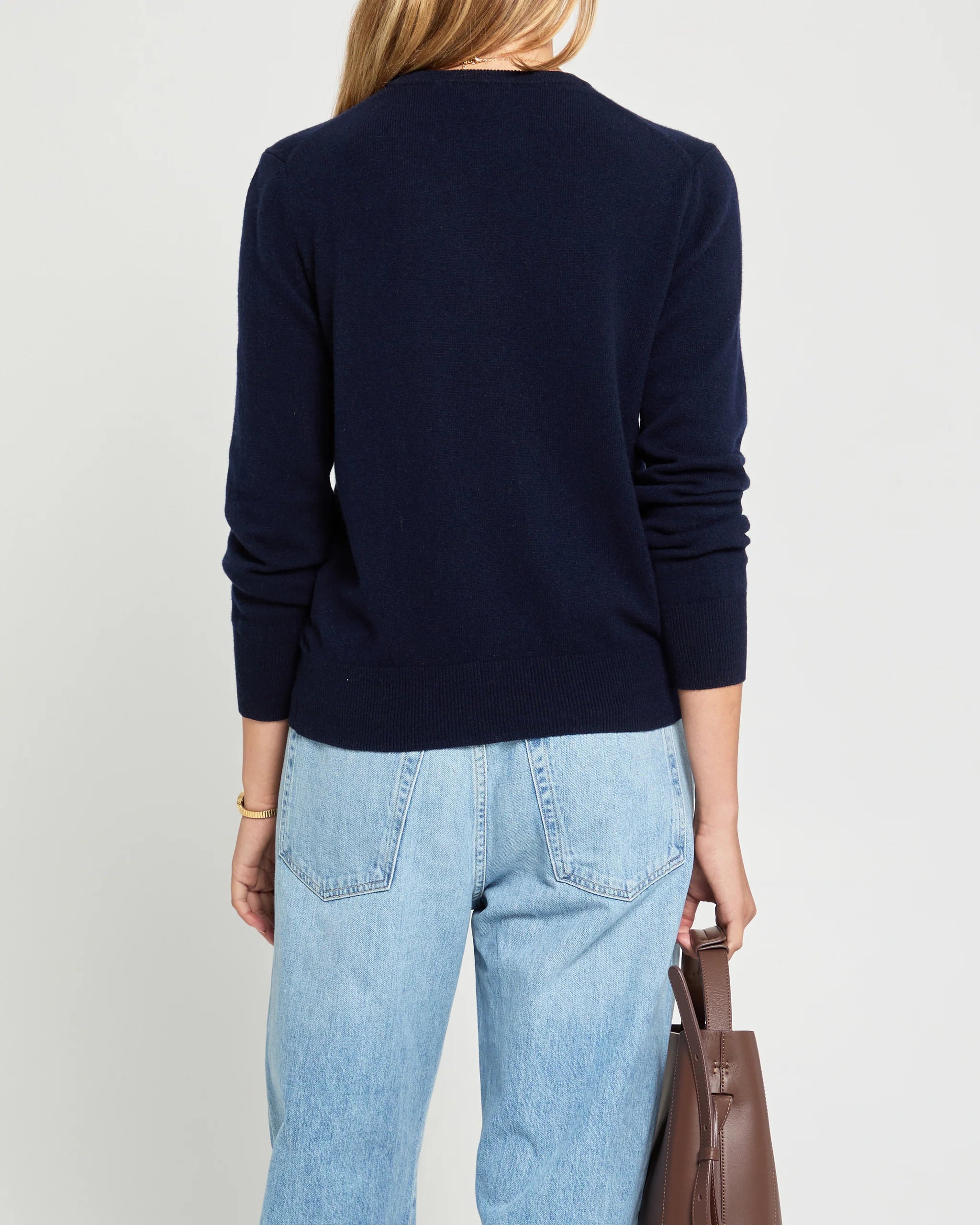 Scarlet Cashmere Sweater - Midnight Blue
