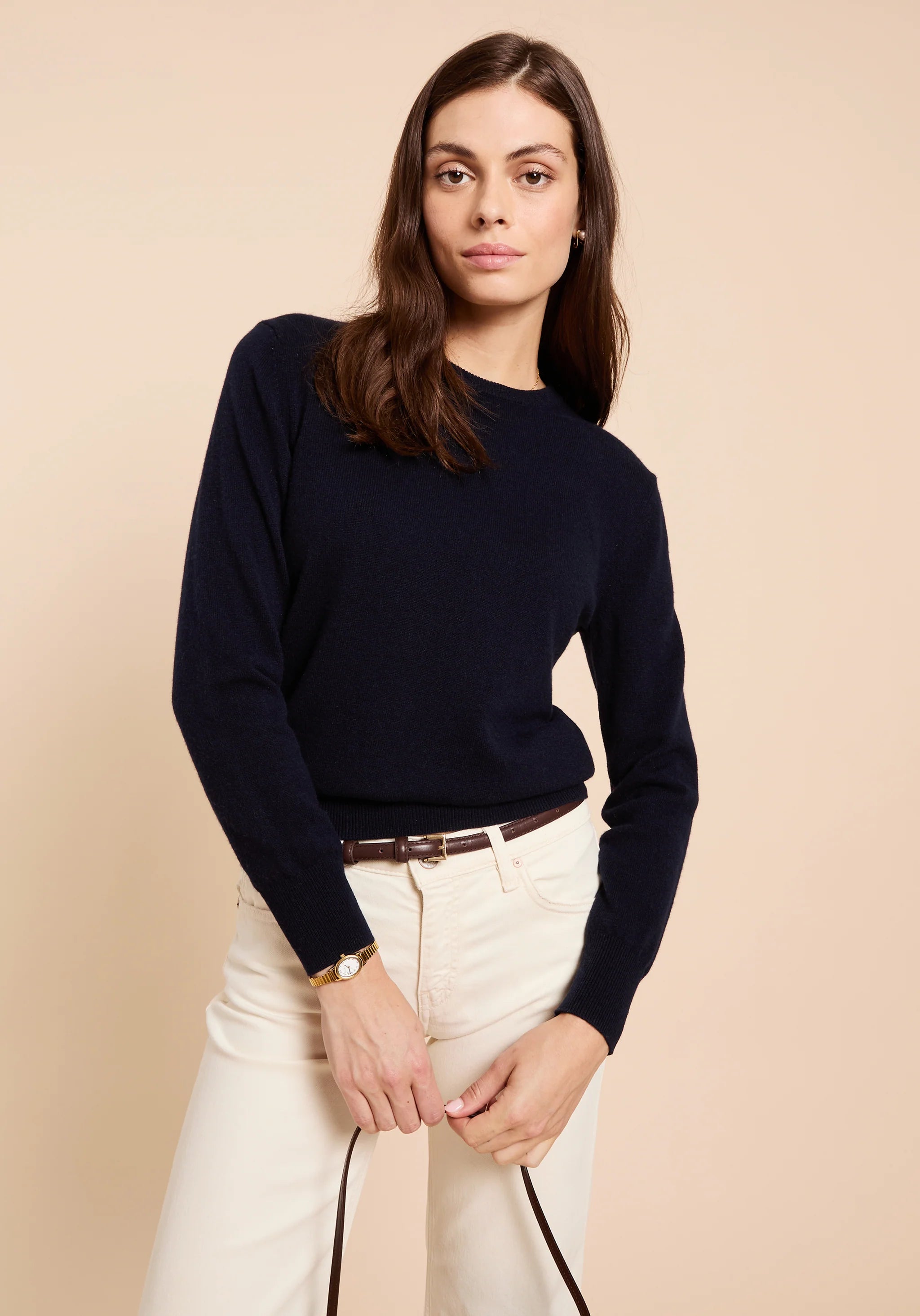 Scarlet Cashmere Sweater - Midnight Blue