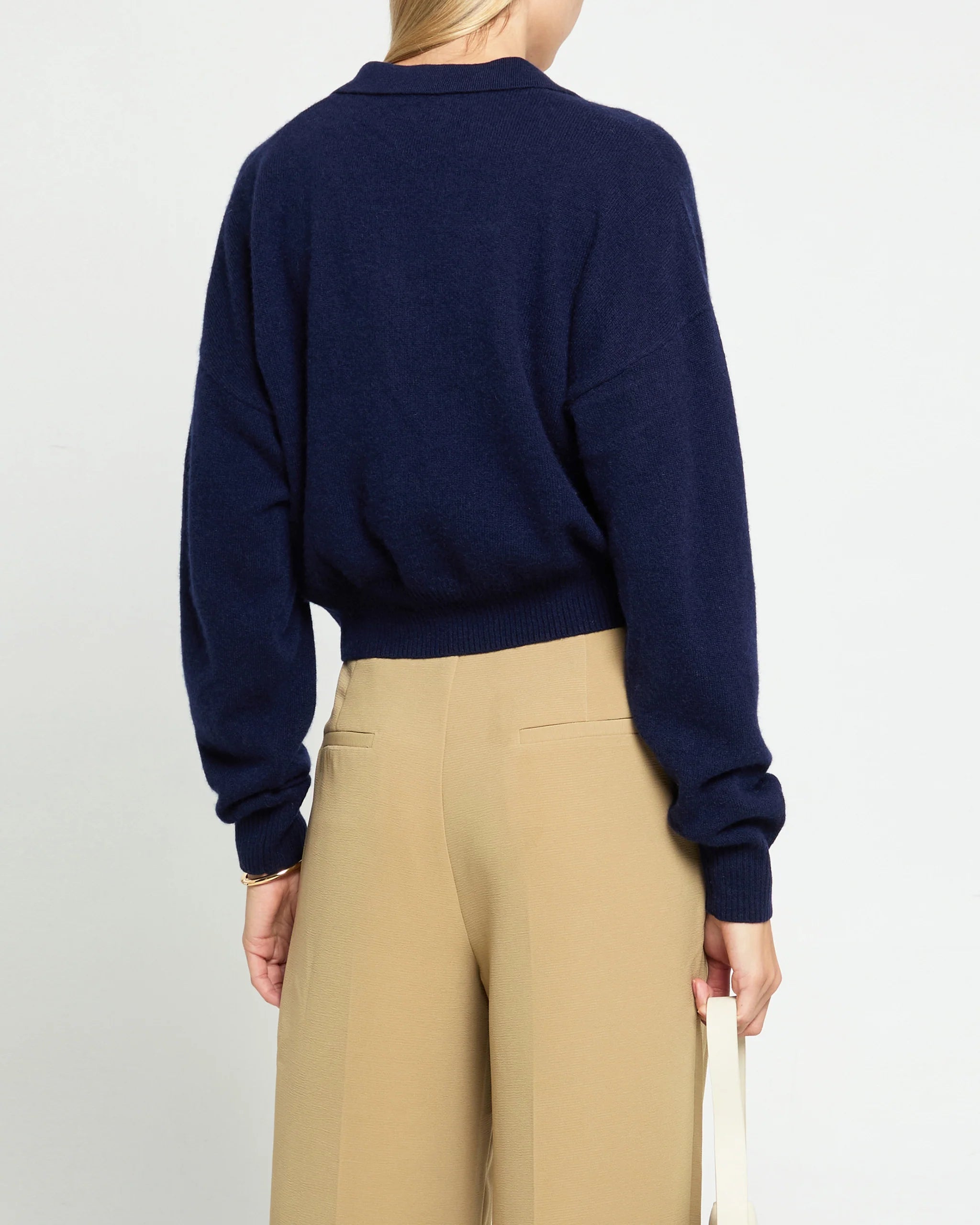 Mia Cashmere Sweater - Midnight Blue