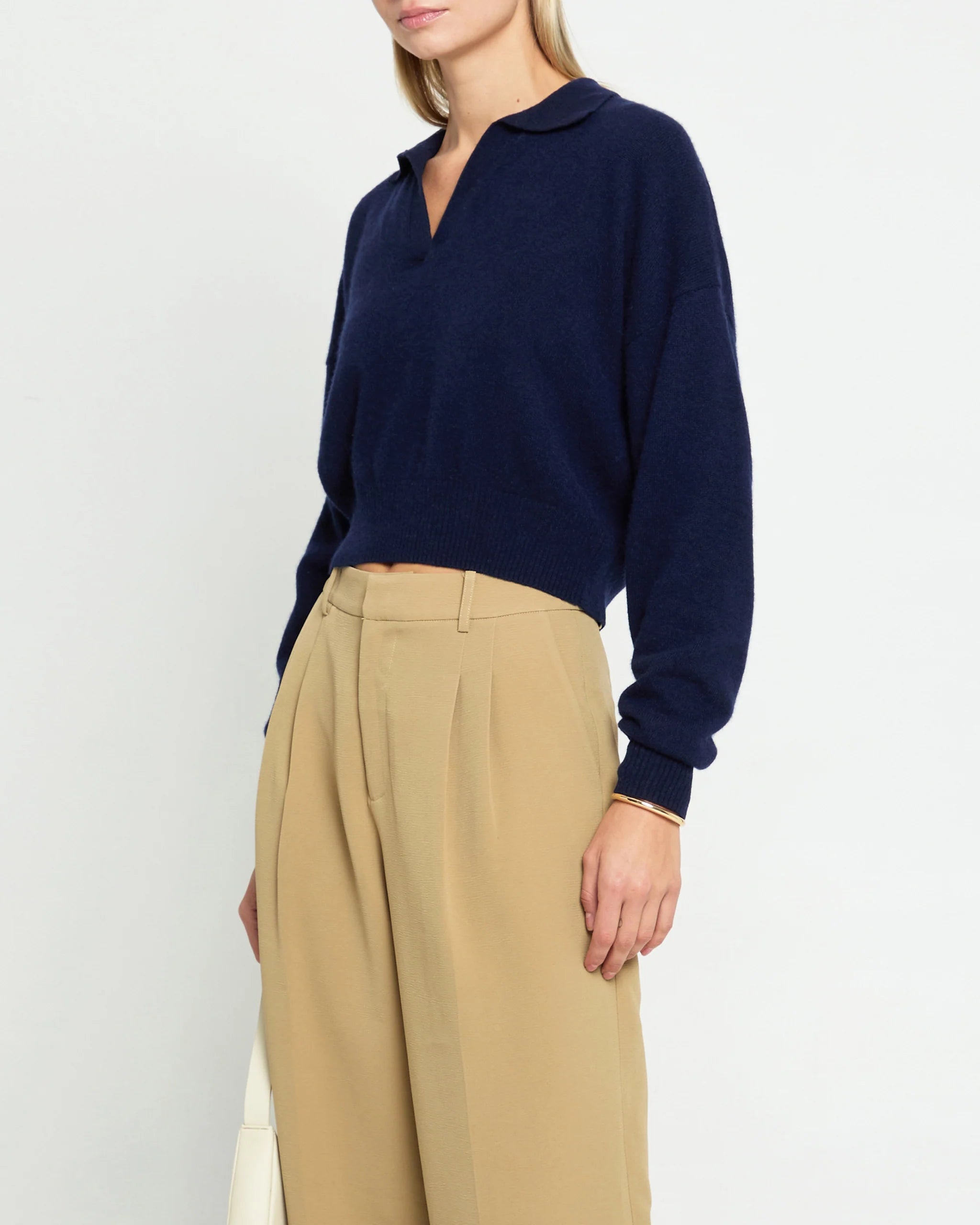 Mia Cashmere Sweater - Midnight Blue