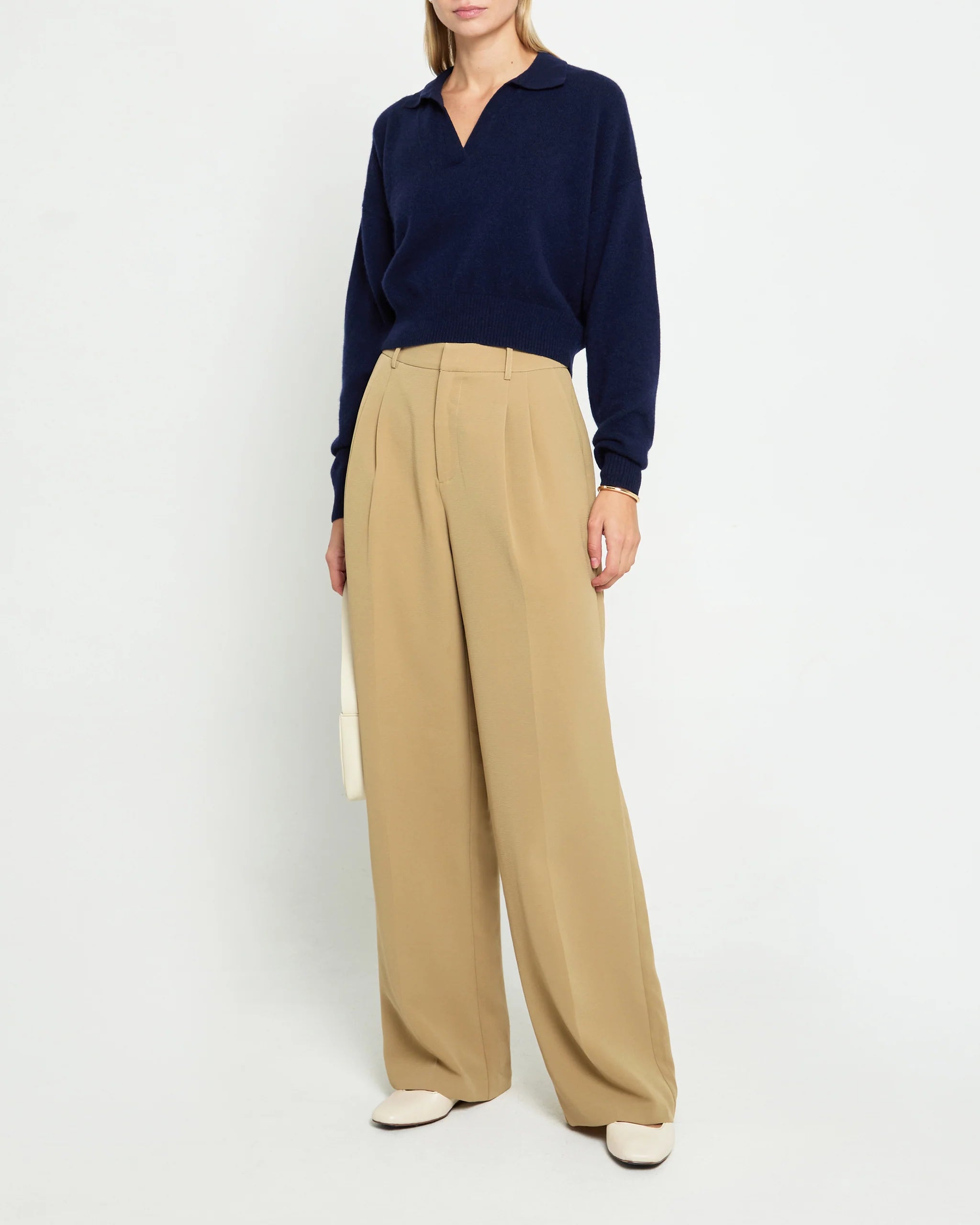 Mia Cashmere Sweater - Midnight Blue