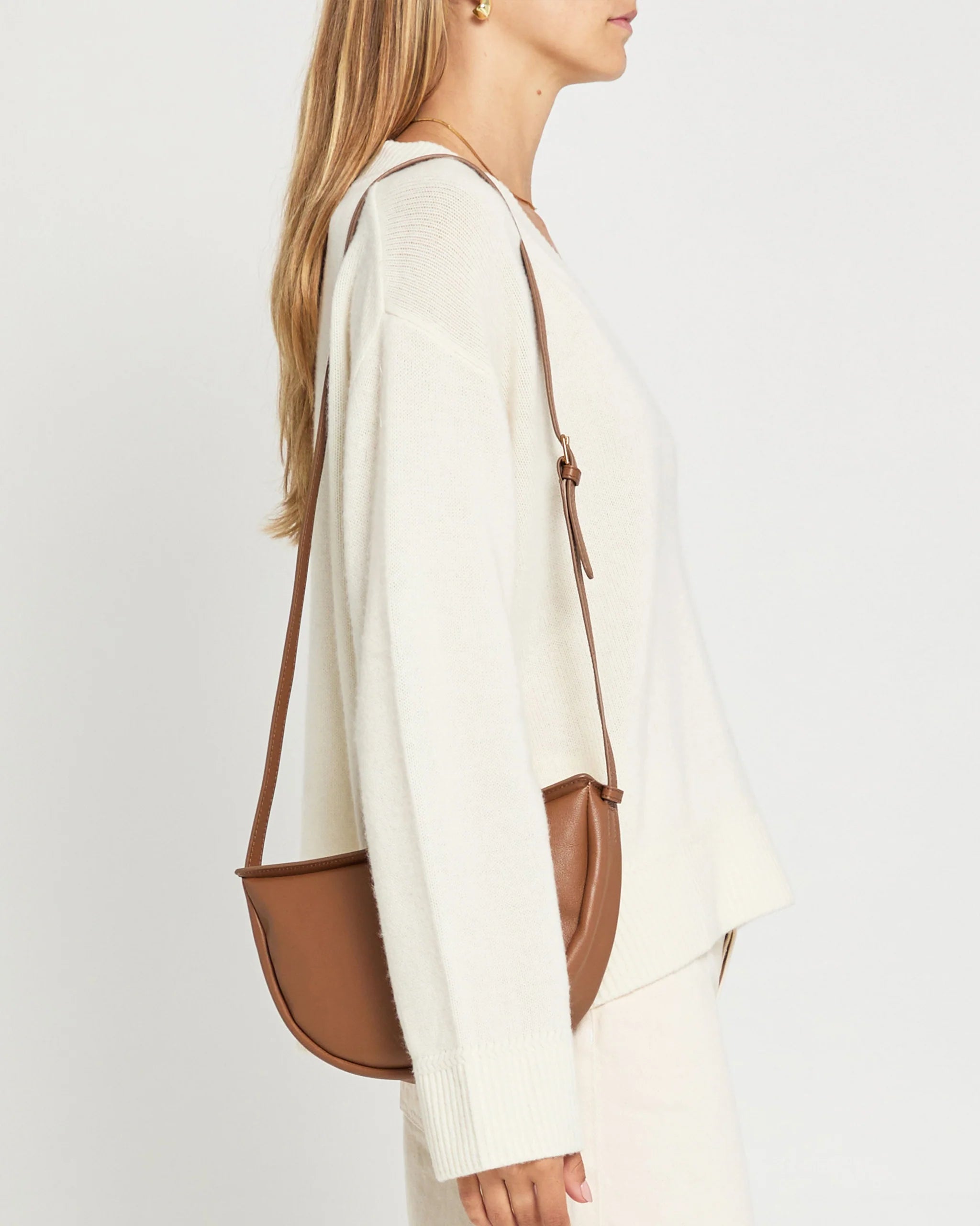 Brenna Merino Sweater - White