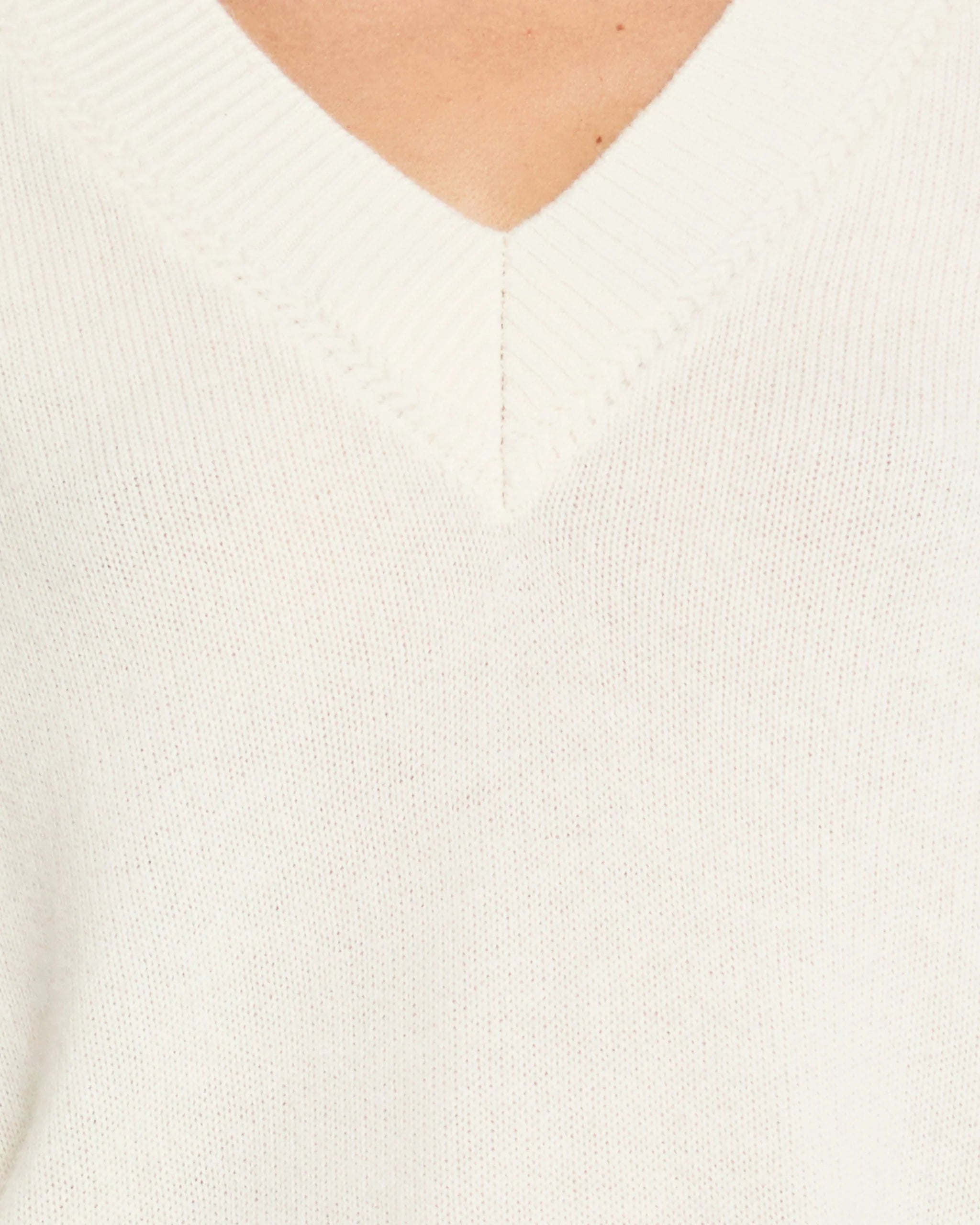 Brenna Merino Sweater - White