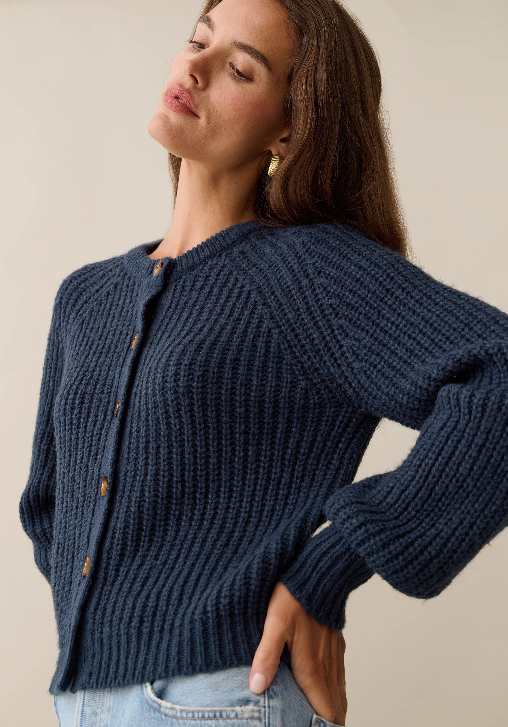 Clea Sweater - Midnight Blue