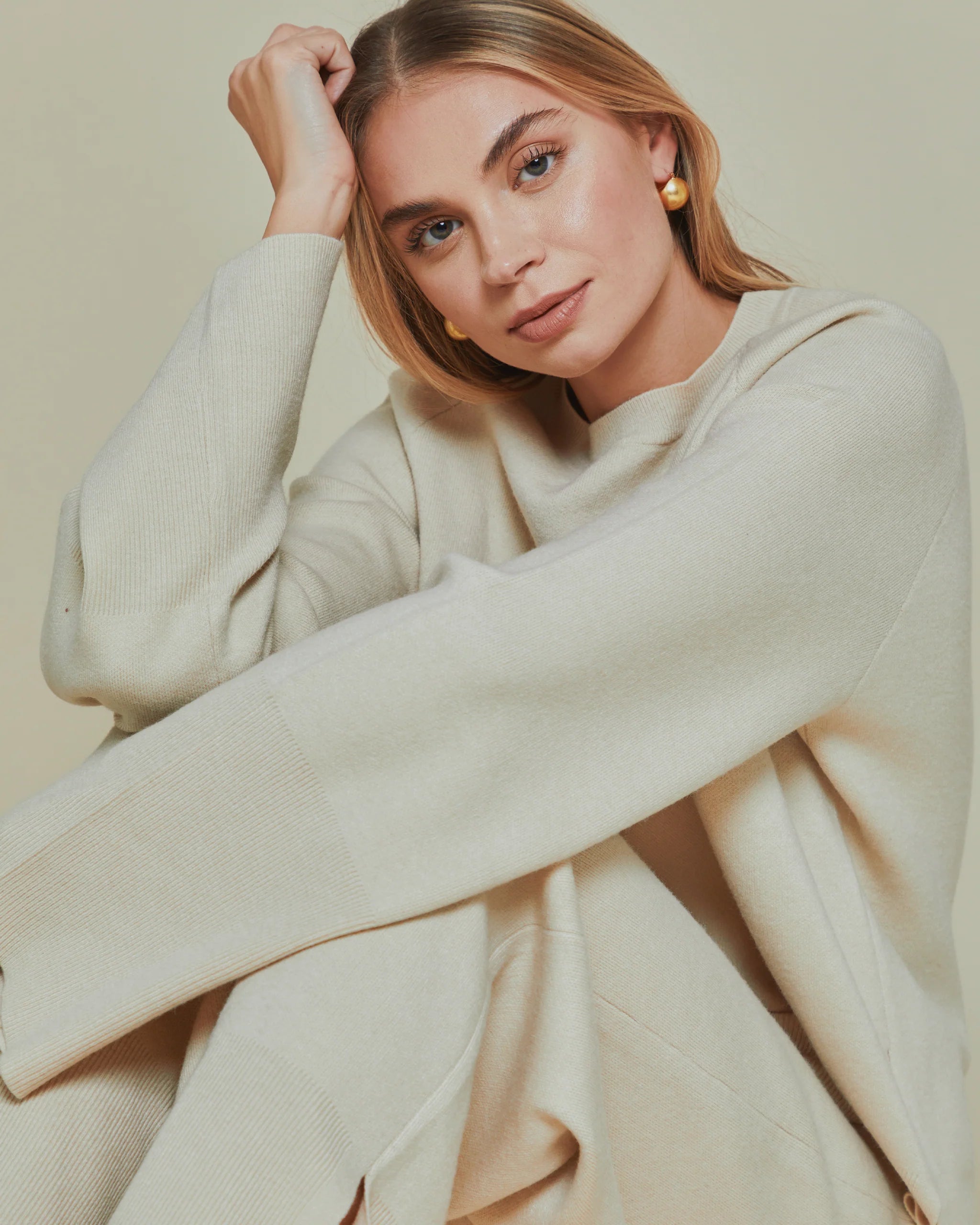 Miles Oversized Set - Cream